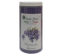 Seat Flor SRL® Sabbia colorata, Sabbia profumata, Sabbia colorata, Sabbia profumata per posacenere e decorazioni, 6 fragranze (barattolo da 750 GR.) (Lavanda)