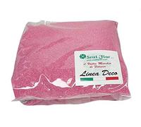 Seat Flor SRL® Sable coloré pour décoration de vases 0,5 mm Sac de 1 kg env. (25 couleurs disponibles) (Fuchsia)