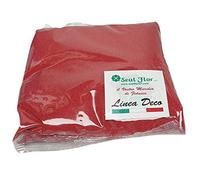 Seat Flor SRL® Sable coloré pour décoration de vases 0,5 mm Sac de 1 kg env. (25 couleurs disponibles) (Rouge)