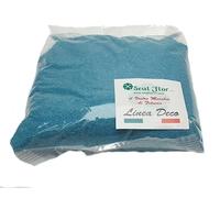 Seat Flor SRL® Sable coloré pour décoration de vases 0,5 mm Sac de 1 kg env. (25 couleurs disponibles) (Turquoise)