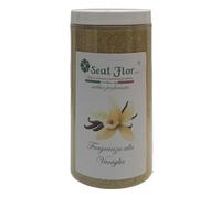 Seat Flor SRL® Sable coloré, Sable parfumé, Sable parfumé pour cendriers et décorations, 6 fragrances (barattolo da 750 GR.) (Vaniglia)
