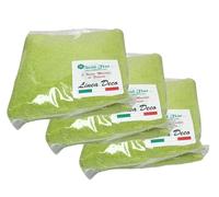 SEAT FLOR SRL Sable coloré, sable pour décoration vases 0,5 mm sac de 3 kg (25 couleurs disponibles) (vert pomme)