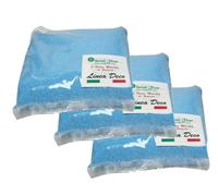 SEAT FLOR SRL Sable coloré, sable pour décoration vases 0,5 mm sac de 3 kg environ (25 couleurs disponibles) (bleu)