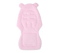 Seat Pad, Cotton Stroller Cushion, Stroller Seat Liner, (Blue/pink/gray)