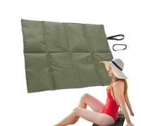 Seat Pad for Camping - Breathable Moisture Proof Cushion, Lightweight Foldable Design, Portable Picnic Mat, Carabiner Hanging Outdoor Seat | Beach Sitting Pad for Travel Hiking Park