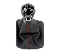 pour Seat pour Leon III 3 MK3 5F 2012-2016 2017 Boîte De Vitesses Manuelle De Voiture 5/6 Vitesses Pommeau Levier Vitesse Poignée avec Botte en Cuir PU Levier Vitesses Handball