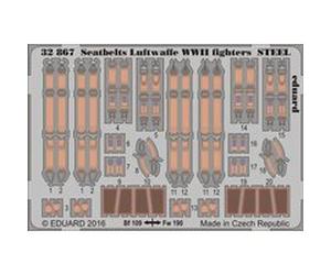 Seatbelts Luftwaffe Wwii Fighters Steel - 1:32e - Eduard Accessories G