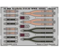 Maquette Eduard Seatbelts Usaaf Wwii Steel - 1:32e - Accessories
