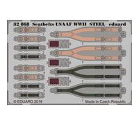 Seatbelts Usaaf Wwii Steel - 1:32e - Eduard Accessories G