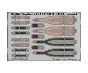 Seatbelts Usaaf Wwii Steel - 1:32e - Eduard Accessories G