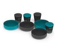 SEATO SUMMIT Delta Light 4 Person Camp Set 4.4 Color: Azul pacífico/Gris