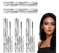 Seattle Get Mascara,London Get Mascara,3D Curling Eyelash Iron,Waterproof Long-Lasting No Flaking,Lengthening Volumizing Separated Lashes,Wand Eye black,No Flaking for Mother,Girl,Wife (Black,4)