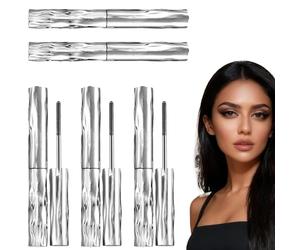 Seattle Get Mascara,London Get Mascara,3D Curling Eyelash Iron,Waterproof Long-Lasting No Flaking,Lengthening Volumizing Separated Lashes,Wand Eye black,No Flaking for Mother,Girl,Wife (Black,4)