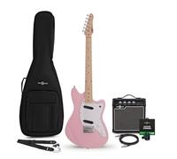 Seattle Guitare électrique rose 10 W et lot d'accessoires