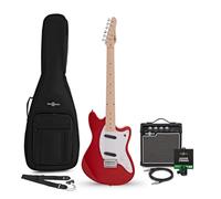 Seattle Guitare électrique Rouge 10 W Amplificateur de guitare et pack d'accessoires