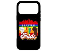 Seattle Pride Rainbow Gay Pride Flag Funny LGBT Coque pour iPhone 17 Pro Max