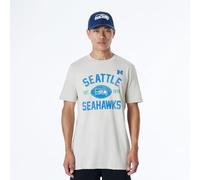 SEATTLE SEAHAWKS New Era Casquette NFL Regular T-Shirt Vieilli sérigraphié Team Graphic Stone Unisexe