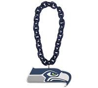 Seattle Seahawks NFL FanChain Collier avec pendentif logo, multicolore, 15 cm x 15 cm x 2 cm