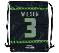 Seattle Seahawks Wilson R. #3 Player Sac à dos avec cordon de serrage