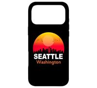 Seattle Washington State USA Vintage Sunset Retro City Coque pour iPhone 17 Pro Max
