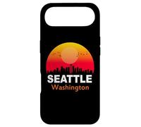 Seattle Washington State USA Vintage Sunset Retro City Coque pour iPhone Air