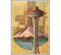 Seattle Worlds Fair Mini Poster 1962 Art Repro 28 cm x43 cm 11 Inx17in
