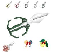 Seattleget/Leteimall Multifunctional Heavy-Duty Kitchen Shears, 2025 New 2 in 1 Ergonomic Kitchen Scissors for Chicken, Seattleget Stainless Poultry Scissors Heavy Duty Cut Bone for Food (Green)