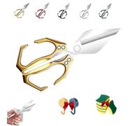 Seattleget/Leteimall Multifunctional Heavy-Duty Kitchen Shears, 2025 New 2 in 1 Ergonomic Kitchen Scissors for Chicken, Seattleget Stainless Poultry Scissors Heavy Duty Cut Bone for Food (Gold)