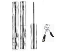 SeattleGet Mascara, ensemble de mascaras pour une longueur et une courbure ultimes, mascaras Iron Wand, recourbe-cils 3D longue durée et waterproof sans effritement (2pcs)