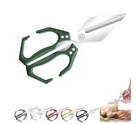 Seattleget Multifunctional Heavy-Duty Kitchen Shears, 2 in 1 kitchen scissors for Food with Ergonomic Handle, Germany Cooking Shearss for Food, For Chicken, Meat, Seafood Cutting (Green)
