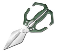 Seattleget Multifunctional,Seattleget Multifunctional Heavy Duty Kitchen Shears,2 in 1 Ergonomic Kitchen Scissors,Japanese Cooking Shearss,for Food Chicken Bones and Turkey (Green)