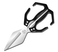 Seattleget Multifunctional,Seattleget Multifunctional Heavy Duty Kitchen Shears,2 in 1 Ergonomic Kitchen Scissors,Japanese Cooking Shearss,for Food Chicken Bones and Turkey (Black)