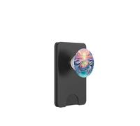 Seaturtle Beach Sea Turtle Shell Beachy Blue Pink Sunset Art PopSockets PopWallet pour MagSafe