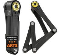 Seatylock FoldyLock Elite Antivol Velo Pliable - Antivol Pliable avec Clés - Cadenas Velo 3 Ans de Tranquillité d'Ésprit - Niveau Sécurité 18/18 - Classé Art-3 et Sold Secure Or - 110cm