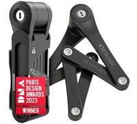 Seatylock FoldyLock Mini Antivol Pliable - Cadenas Velo avec Clés - Antivol Velo Pliable Compacte, Léger et Robuste - 3 Ans de Tranquillité d'Ésprit - 75 cm