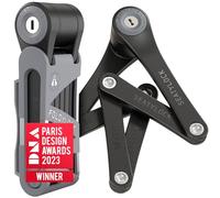 Seatylock FoldyLock Mini Antivol Pliable - Cadenas Velo avec Clés - Antivol Velo Pliable Compacte, Léger et Robuste - 3 Ans de Tranquillité d'Ésprit - 75 cm