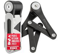 Seatylock FoldyLock Mini Antivol Pliable - Cadenas Velo avec Clés - Antivol Velo Pliable Compacte, Léger et Robuste - 3 Ans de Tranquillité d'Ésprit - 75 cm