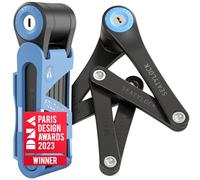 Seatylock FoldyLock Mini antivol pliable pour vélo - Antivol léger breveté - Protection antivol robuste avec clé pour scooter électrique et vélos de ville - 74,9 cm