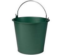 Seau, 13 litres, plastique, vert