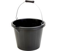 Seau 14 litres avec bec verseur, seau à plâtre, seau à peinture, seau de chantier