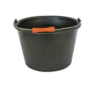 SEAU 14L PLASTIQUE NOIR EVASE CARRELEUR ANSE 6,3 MONDELIN - 341040