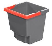 Seau 15L Gris Idea Top (Poignée Rouge) 21005Gtr Guialto 1