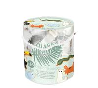 ScrapCooking - Seau de 16 Emporte-Pièces Animaux - Découpoirs à Biscuits en Métal - Moules Petits Gâteaux - Renard, Dinosaure, Lapin, Ours, Éléphant - Idée Cadeau Pâtisserie Jungle Anniversaire - 2028