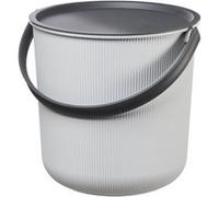 Seau 53L avec poignée et couvercle Akita Universel Gris Noir