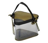 Seau à appât vivant, équipement de pêche pliable - Conteneur d'appât de pêche vivant, pour pêcheurs, propriétaires de bateaux, pères, camping, sorties à la plage, parc, pique-niques, lac, rivière