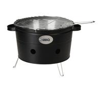 Seau à barbecue ProGarden avec 2 poignées 34,5 cm Noir mat