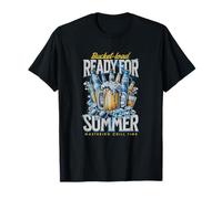 Seau à bière froide Summer Vibes and Chill BBQ Beach Moments T-Shirt