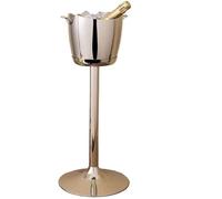 Seau à bière Seau à glace à grains de glace for conservation de la chaleur et du froid à deux couches for KTV, champagne, vin rouge, bière, commercial(Gold)