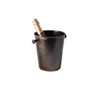 Seau à bière Seau à glace à grains de glace for conservation de la chaleur et du froid à deux couches for KTV, champagne, vin rouge, bière, commercial(Imitation brass)
