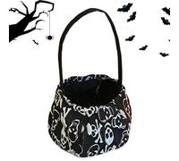Seau à bonbons d'Halloween, sac à friandises pour , 16 x 13 x 3 cm, décoration de festival, porte-bonbons pour événements nocturnes, aventures en plein air, fêtes cosplay, vacances en famille